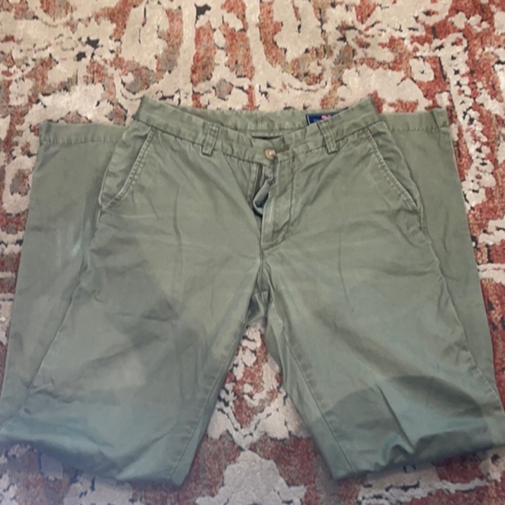 Vineyard Vine Olive Green Khakis